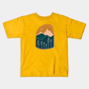 A Land with Golden Hills Kids T-Shirt